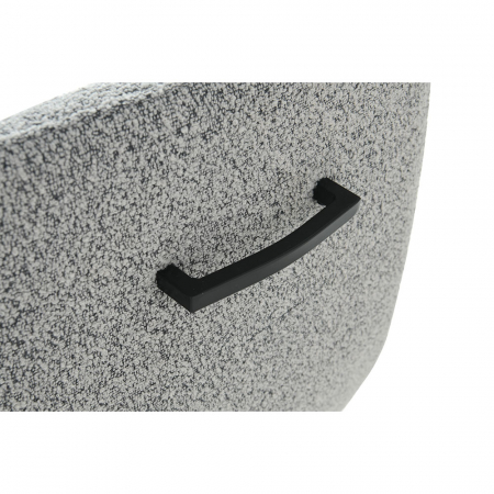 scaune arm gri deschis boucle maner decorativ [6]