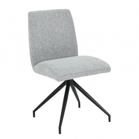 Scaune in Stil Contemporan - scaune arm gri deschis boucle maner decorativ