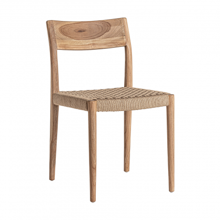 Colonial - Set 2 scaune coloniale lemn tec|Scaune dining exotice