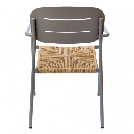 Set de 2 scaune Moshi Silt otel sfoara sintetica pentru terasa 63x56 5x81cm [3]