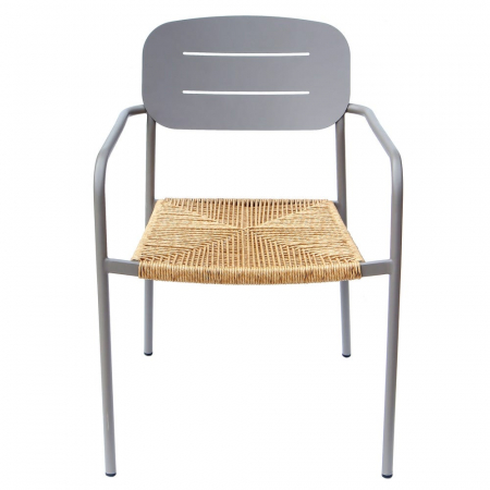 Set de 2 scaune Moshi Silt otel sfoara sintetica pentru terasa 63x56 5x81cm [1]