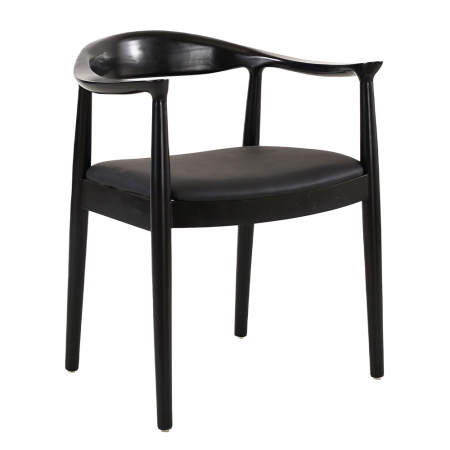 Scaune - Set de 2 scaune negre Fuji 57x45x73.5 cm