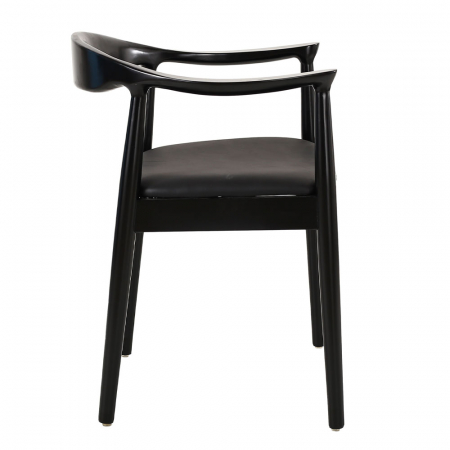 Set de 2 scaune negre Fuji 57x45x73.5 cm [1]