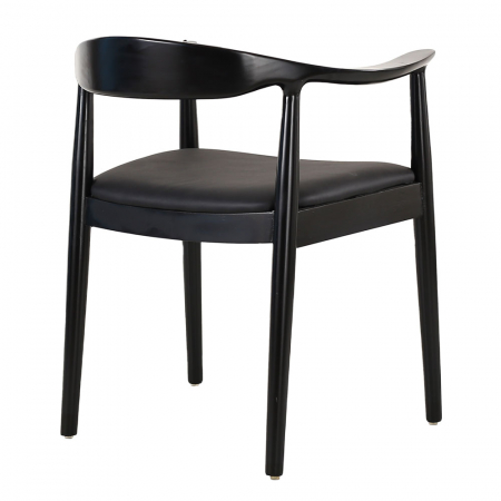 Set de 2 scaune negre Fuji 57x45x73.5 cm [2]