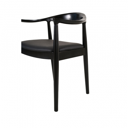 Set de 2 scaune negre Fuji 57x45x73.5 cm [5]