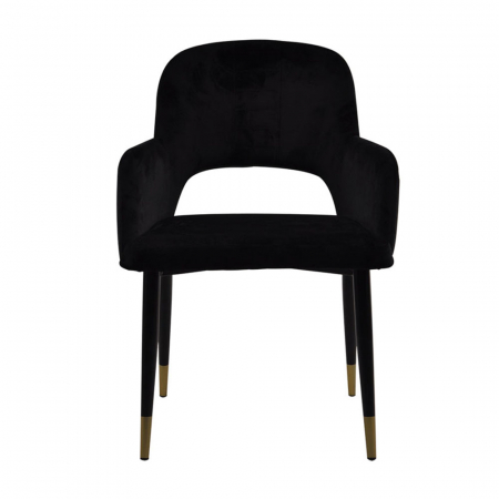 Set de 2 scaune negre Gala 61.5x56x89 cm [1]