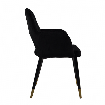Set de 2 scaune negre Gala 61.5x56x89 cm [2]