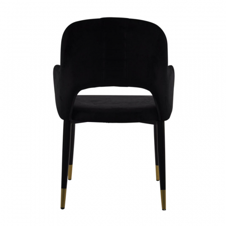Set de 2 scaune negre Gala 61.5x56x89 cm [4]