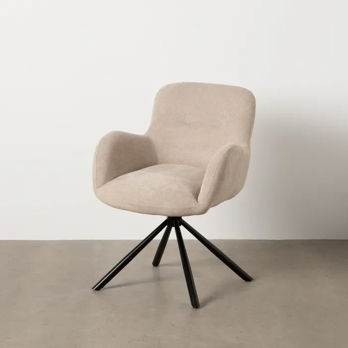 Set scaune metal rotative|Mobilier confort modern