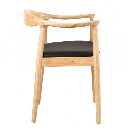 Set de 2 scaune stejar perna neagra Fuji 57x45x73.5 [1]
