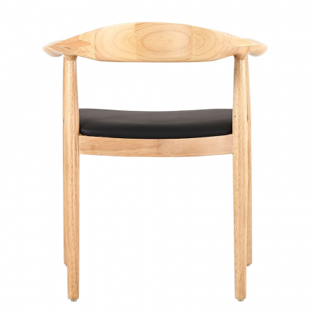 Set de 2 scaune stejar perna neagra Fuji 57x45x73.5 [3]
