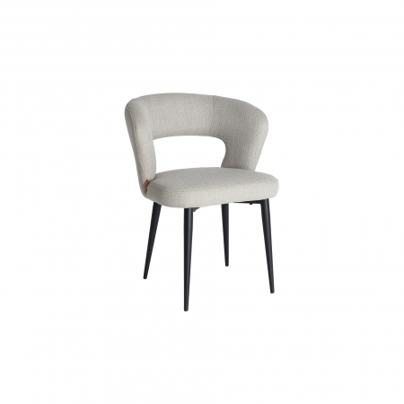 Scaune HORECA - Set de 2 scaune tapitate bej Flagnac 61 x 61 x 78 cm