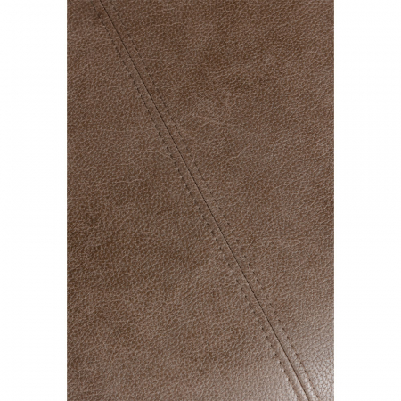 Set de 2 scaune Monte cu tapițerie în două nuanțe și cadru metalic – vedere laterală [2]