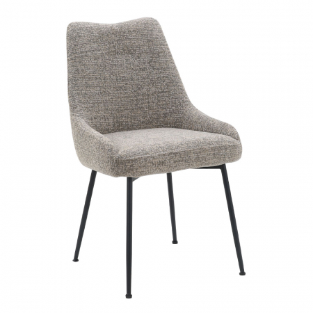 Scaune - Set de 2 scaune moderne cu design nordic – tapițerie caldă și formă ergonomică pentru confort zilnic