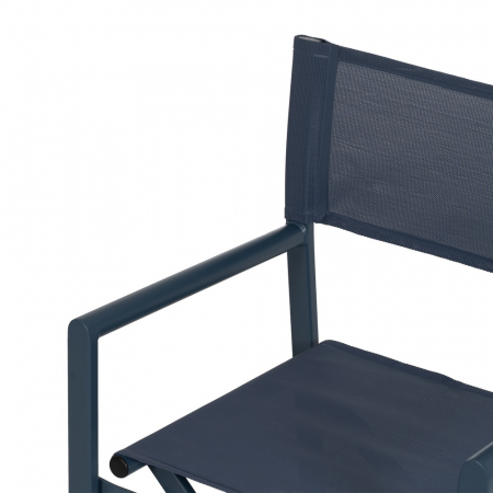 Set scaune regizor albastre aluminiu si textilena|Scaune confortabile pentru spatii exterioare [6]