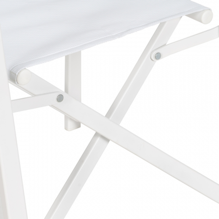 Set scaune regizor albe aluminiu si textilena|Scaune confortabile pentru exterior [7]