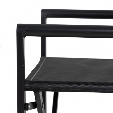 Set scaune regizor negre aluminiu si textilena|Scaune moderne pentru exterior [8]