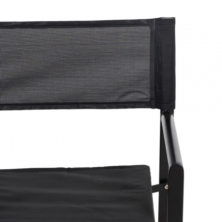 Set scaune regizor negre aluminiu si textilena|Scaune moderne pentru exterior [5]