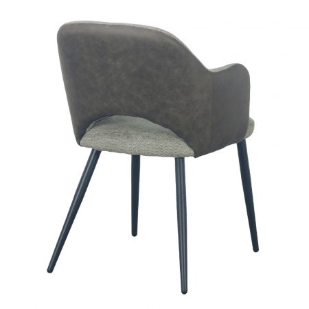 Scaune verzi Ascot cu picioare metalice și design rafinat [2]
