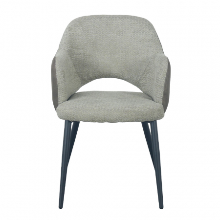 Scaune verzi Ascot cu picioare metalice și design rafinat [3]