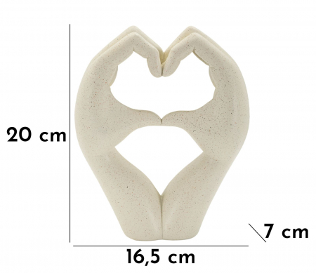 Sculpturi rășină – set de 2, Love Stons [7]