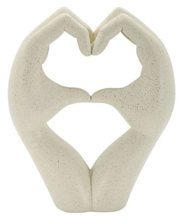 Obiecte decorative - Sculpturi rășină – set de 2, Love Stons