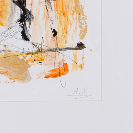 Set tablouri abstracte moderne lemn aluminiu [5]