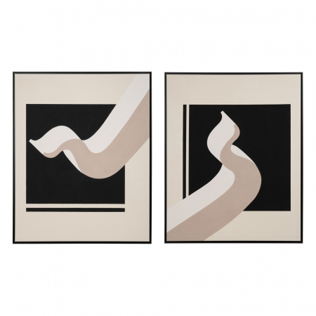Stil de design - Tablouri mari pictate pe panza pentru decor modern|Tablouri abstracte pentru interioare industriale