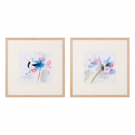 Tablouri - Set tablouri abstracte mici moderne lemn