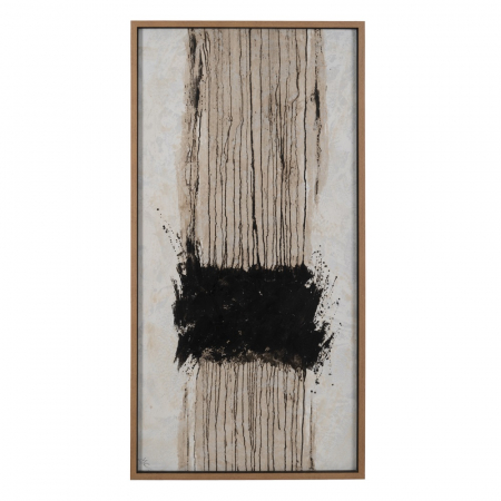 Set tablouri abstracte verticale sticla pictata [2]