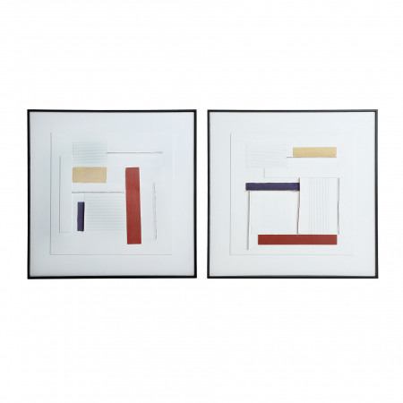 Decoratiuni perete - Set tablouri albe|Decor perete minimalist