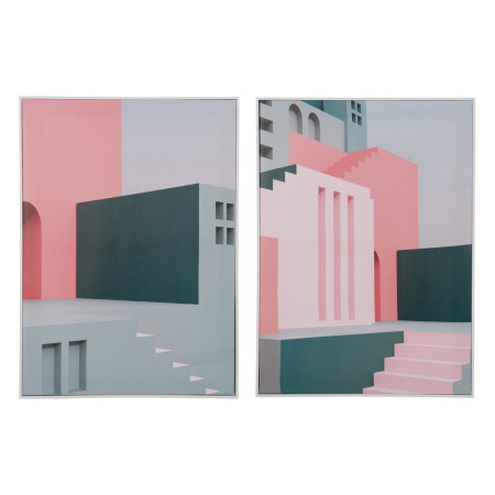Modern - Set tablouri case pastelate|Decorațiuni artistice elegante