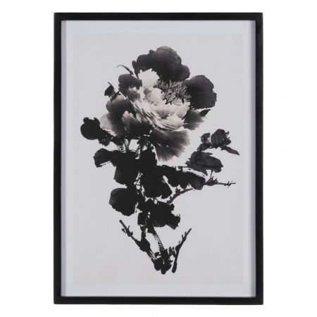 tablouri flori alb-negru japonez 50x70cm [1]