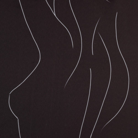 tablouri rotunde nud alb-negru 50x50cm [3]