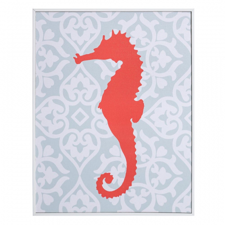tablouri marine caracatiță căluț coral rame albe 28x36cm [2]