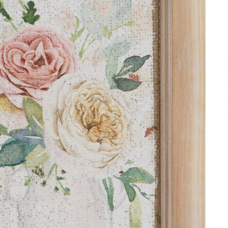 tablouri flori pastel boho chic cu ramă natur 20x30 cm [4]