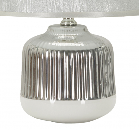 Veioze ceramică argintie set de 2 – imagine principală – Lucina [1]