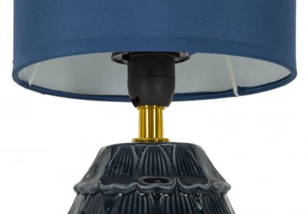 veioza ceramica albastra iluminat modern CreativDeco [3]