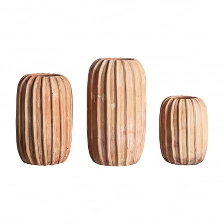 Vaze - Set vaze contemporane argila | Decoratiuni moderne autentice