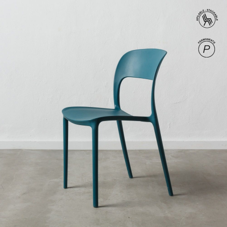 Set scaune albastre moderne|Scaune versatile pentru interioare elegante