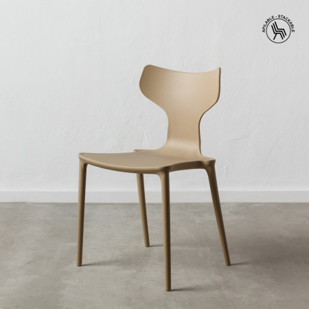 Scaune Gradina - Set scaune moderne stivuibile|Scaune confortabile pentru amenajari elegante