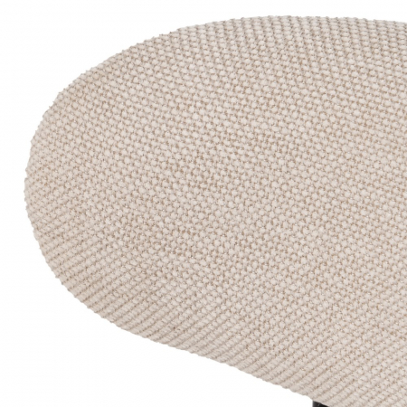 Set scaune crem stofa si metal|Scaune moderne pentru interioare elegante [6]