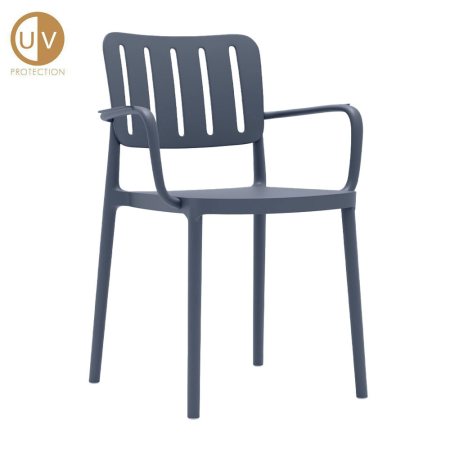 MEGA PROMOTII - Set 4 scaune din polipropilenă albastră