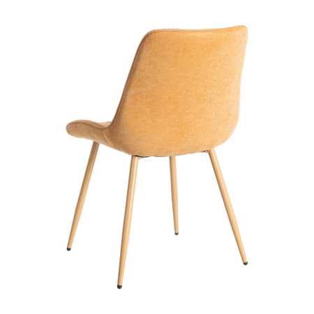Scaune dining HoReCa stofă caramel – set 4 [4]