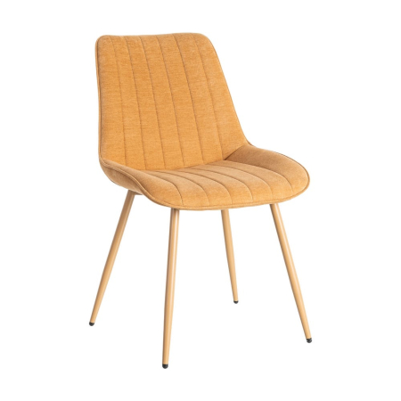 Scaune dining HoReCa stofă caramel – set 4 [1]