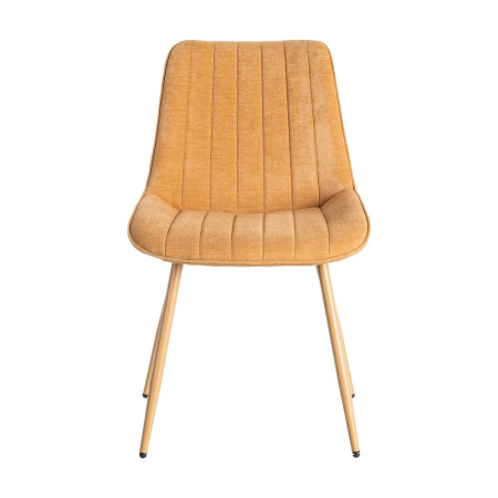 Scaune dining HoReCa stofă caramel – set 4 [2]