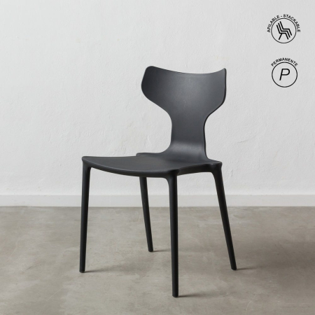 Set scaune moderne empilabile|Scaune elegante pentru decor modern
