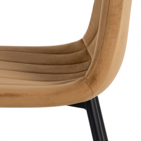 Set 4 scaune maronii catifea moderne|Scaune durabile pentru amenajari contemporane [6]