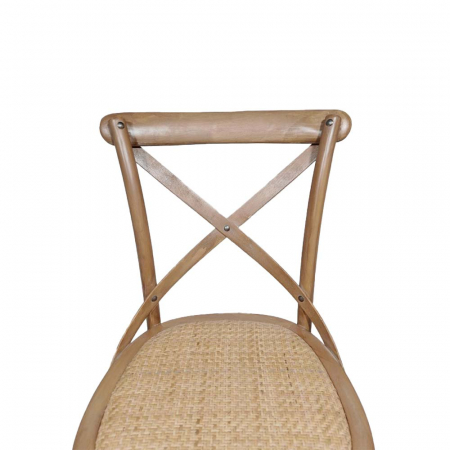 Set scaune nuc August cu lemn rubberwood și spătar din rattan [3]