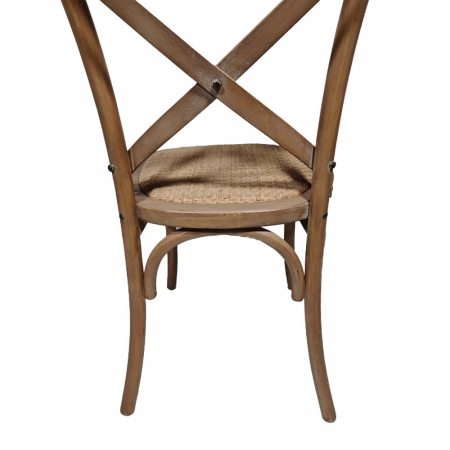 Set scaune nuc August cu lemn rubberwood și spătar din rattan [5]